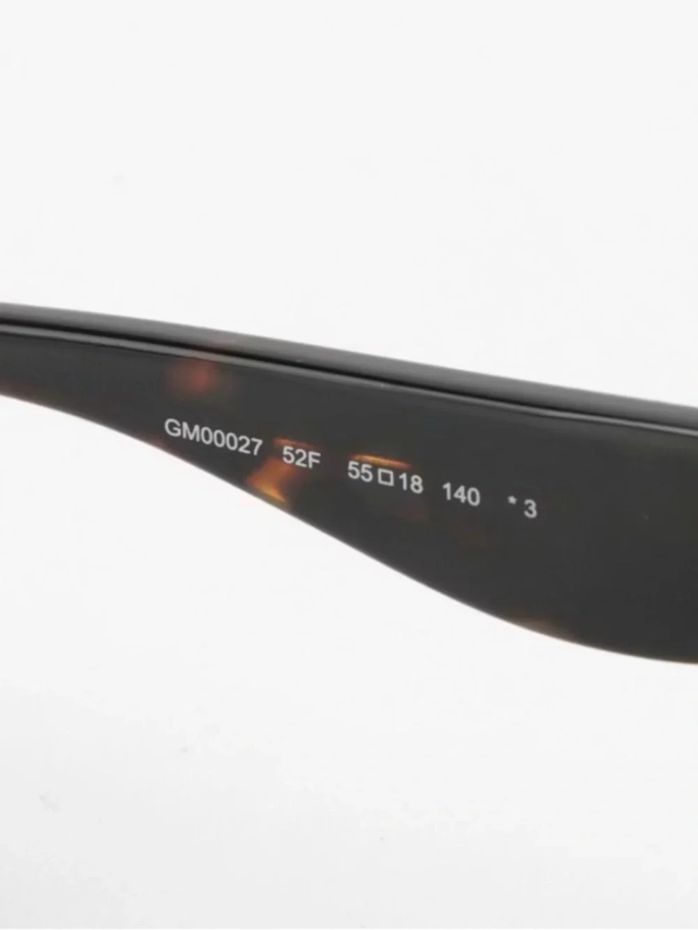 Guess By Marciano GM00027 Embellished Dark Havana Rectangular Sunglasses w/ Box